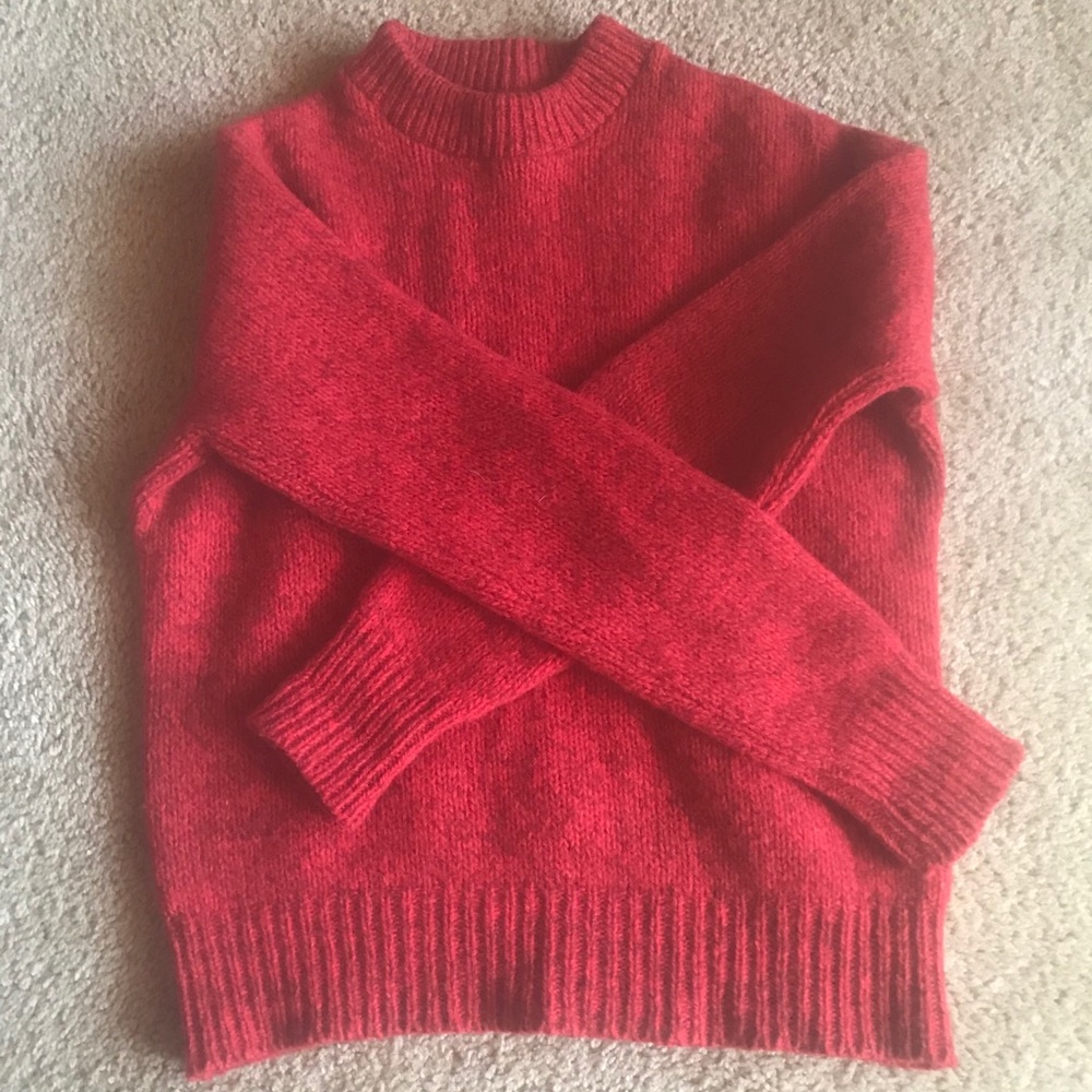 Vintage L.L.Bean Bright Red Sweater